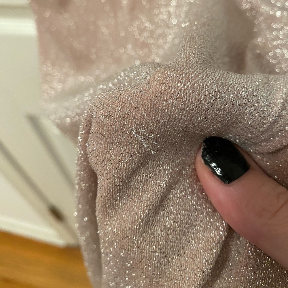 Morning Mist‎ pink glitter lace dress - Picture 3 of 5